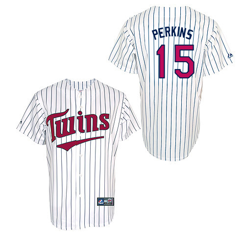 Glen Perkins #15 Youth Baseball Jersey-Minnesota Twins Authentic 2014 ALL Star Alternate 3 White Cool Base MLB Jersey